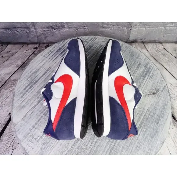Nike MD Valiant GS Midnight Navy/Picante Red Youth 6.5Y Women 8 New in Box - Picture 8 of 13